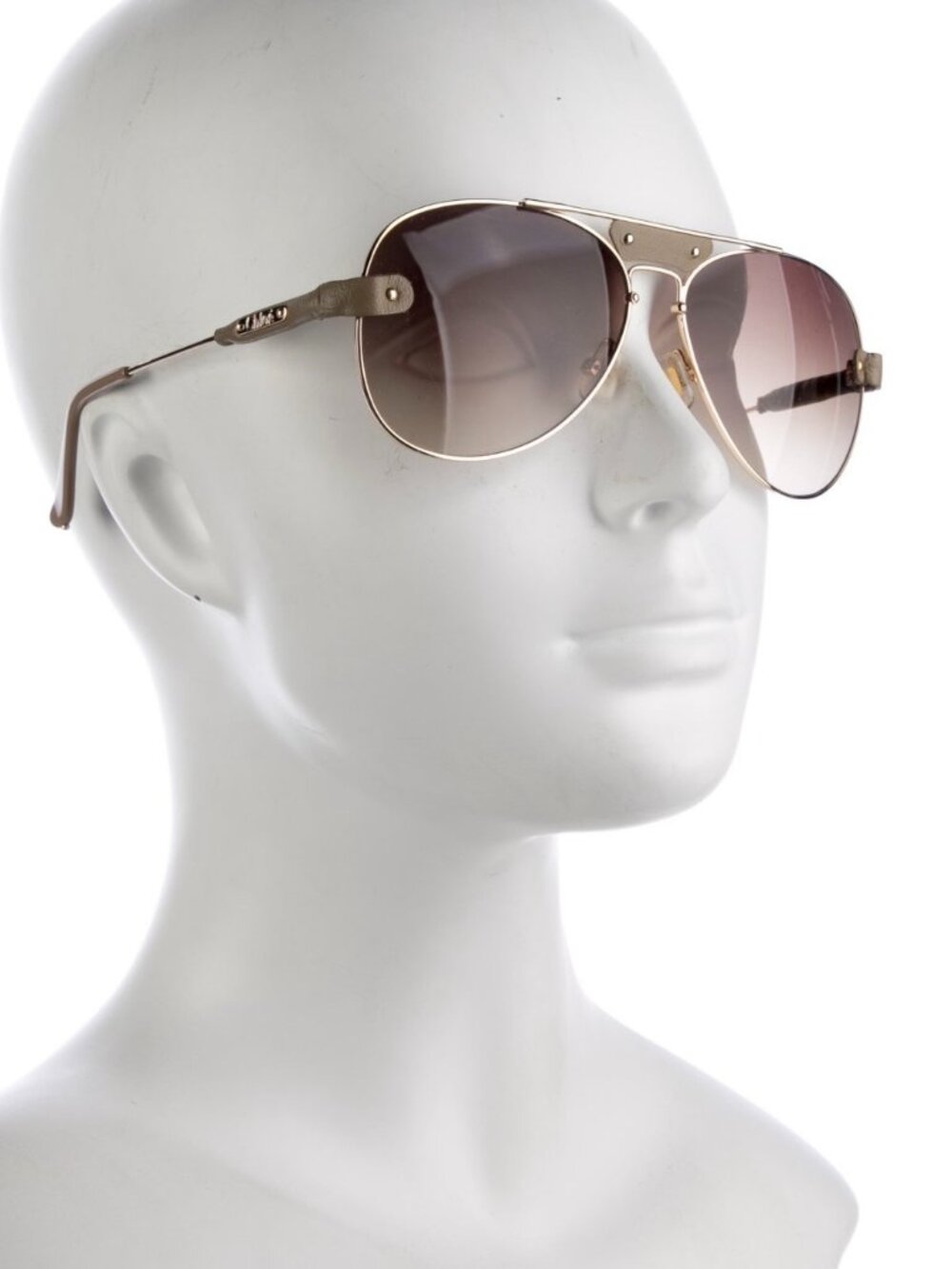 Chloe Aviator Gradient Sunglasses Women LIKE NEW